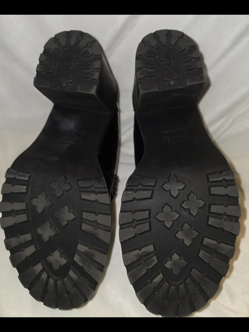Women's Black Patent Platform Loafers - Sleek Slip-On Style